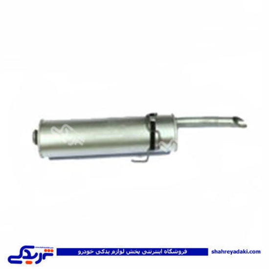 پژو منبع اگزوز 405 عقب با پوسته آلومینایژ دینا پارت 1202320