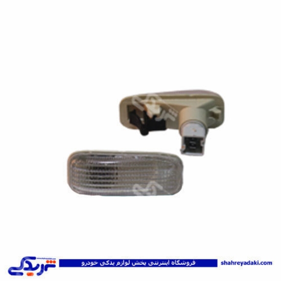 پژو چراغ راهنما بغل گلگیر سمند سفید 9000829023