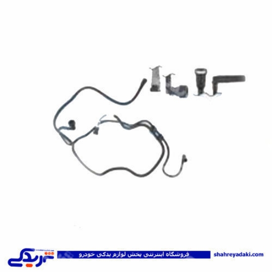 پژو شیلنگ بنزین دو قلو ریل سوخت 206 دوستان 16606401