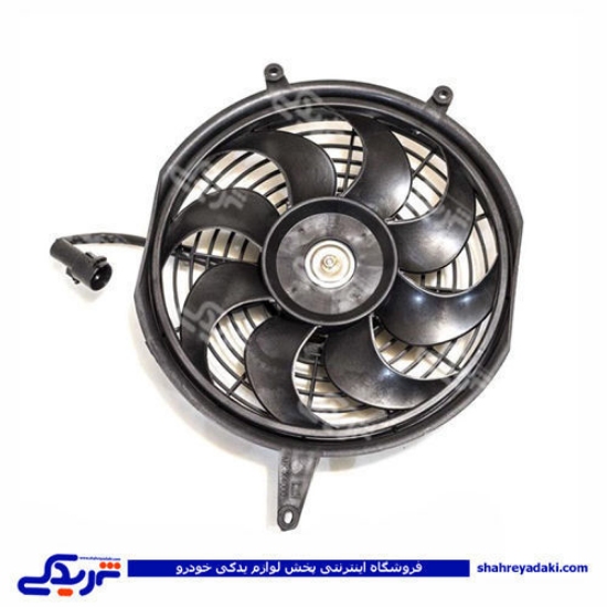 پراید موتور فن کولر کامل مدل 86 بزرگ سایپا یدک 502992P06