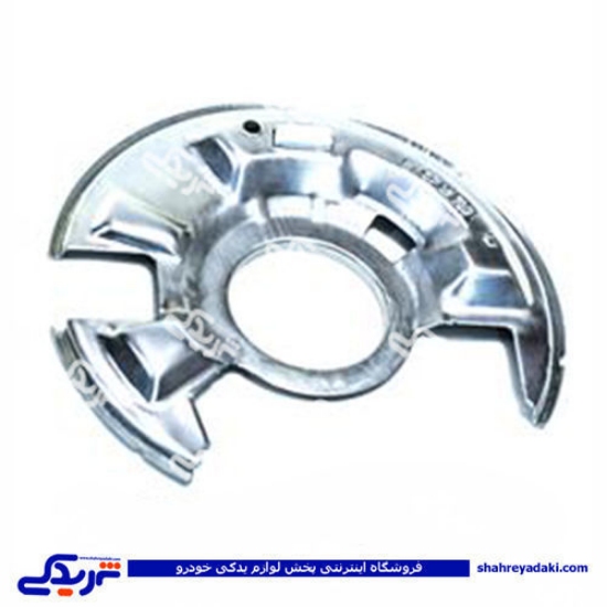 پراید صفحه پشت ( گردگیر ) طبق چرخ جلو فلزی چپ 9000570492