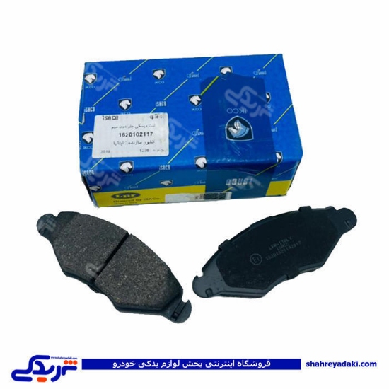 پژو لنت جلو 206 ایساکو تیپ 2 کد 117 LPR 1620102117
