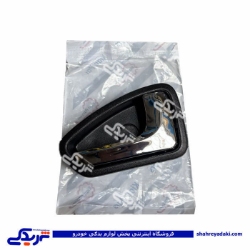 پراید دستگیره درب بازکن داخلی 131و132  استیل مشکی  راست 9000301823