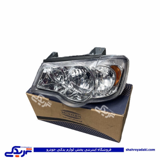 پراید چراغ جلو چپ (بدون موتور) پراید 132 مدرن 9000829942