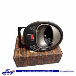 دستگیره درب بازکن چپ داخل طوسی تقویت پراید سایپایدک 107056