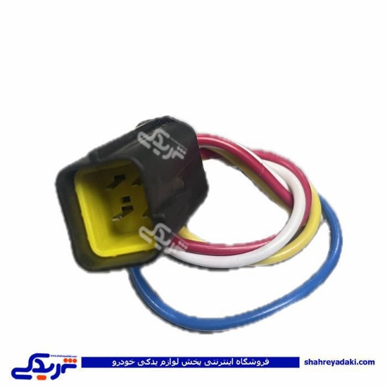 سوکت سیم اکسیژن 4 فیش زیمنس مشکی نری  9000143092