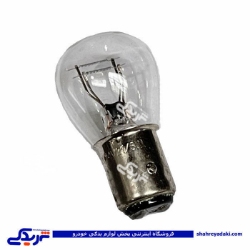 لامپ 2 کنتاکت رنگی نارنجی 24 ولت