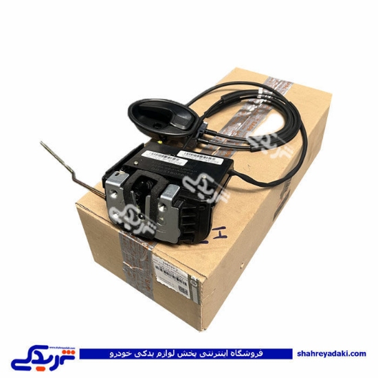مجموعه قفل و دستگیره داخلی تیبا درب جلو L مشکی(کا 108435)