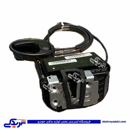 مجموعه قفل و دستگیره داخلی تیبا درب جلو L مشکی(کا 108435)