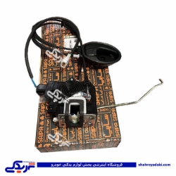 مجموعه قفل و دستگیره داخلی درب جلو L مشكی تیبا (كاب 107908)